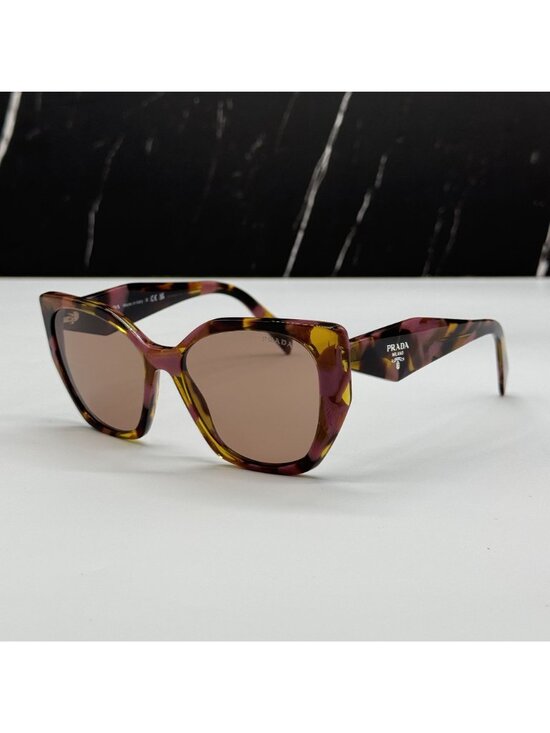 NEW PRADA PR19ZS 18N10D SUNGLASSES PR 19ZS 18N10D HAVANA WOMEN OVERSIZED SPR 19Z main image 10